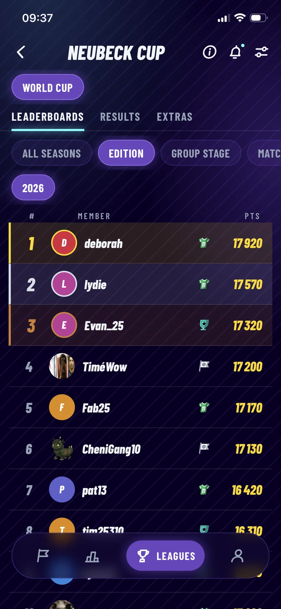 Private league